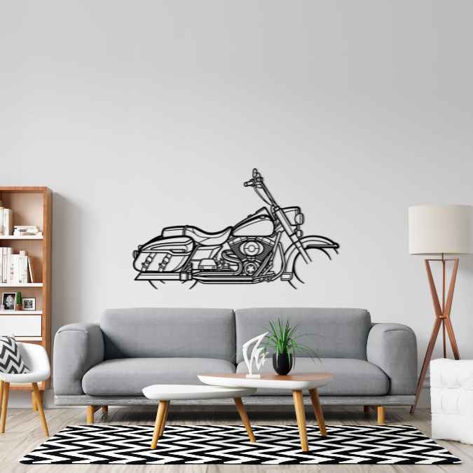 Road King Classic Silhouette Metal Wall Art