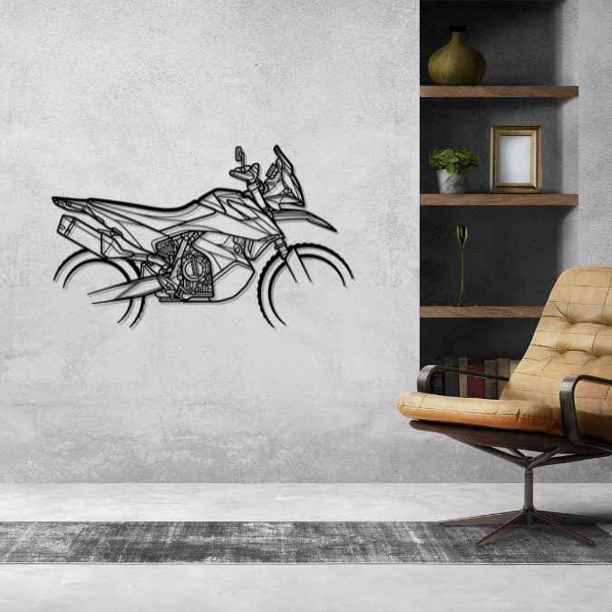 890 Adventure R 2022 Silhouette Metal Wall Art