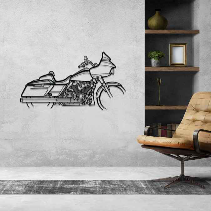 Road Glide ST 2022 Design 2 Silhouette Metal Wall Art