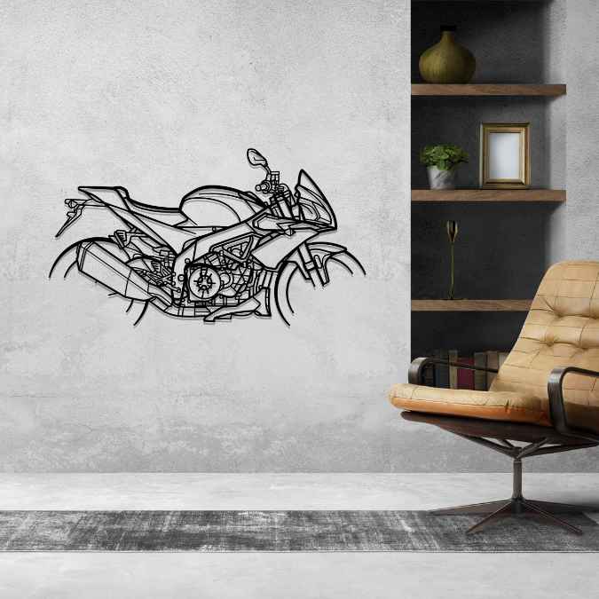 Tuono V4 2020 Silhouette Metal Wall Art