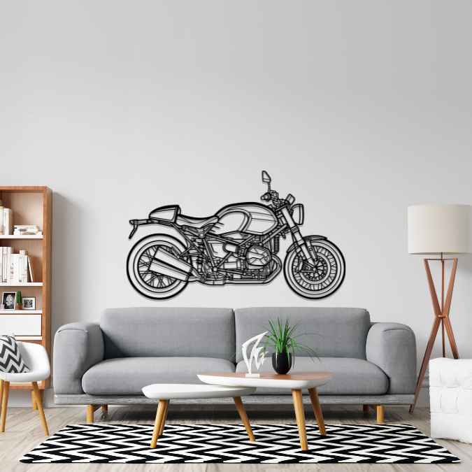 nineT 719 Silhouette Metal Wall Art