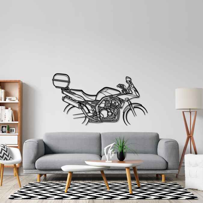 Fazer 600 2002 Silhouette Metal Wall Art