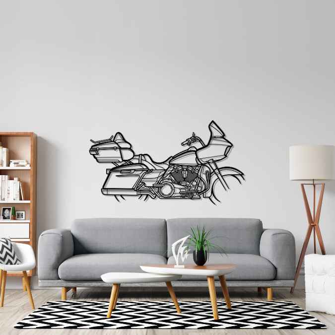 Road Glide Limited 2020 Silhouette Metal Wall Art