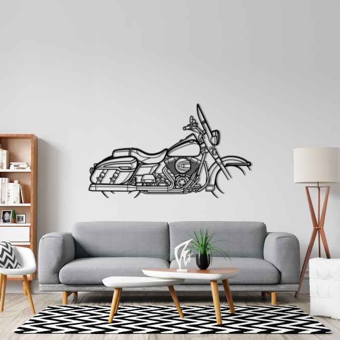 Road King 2016 Silhouette Metal Wall Art