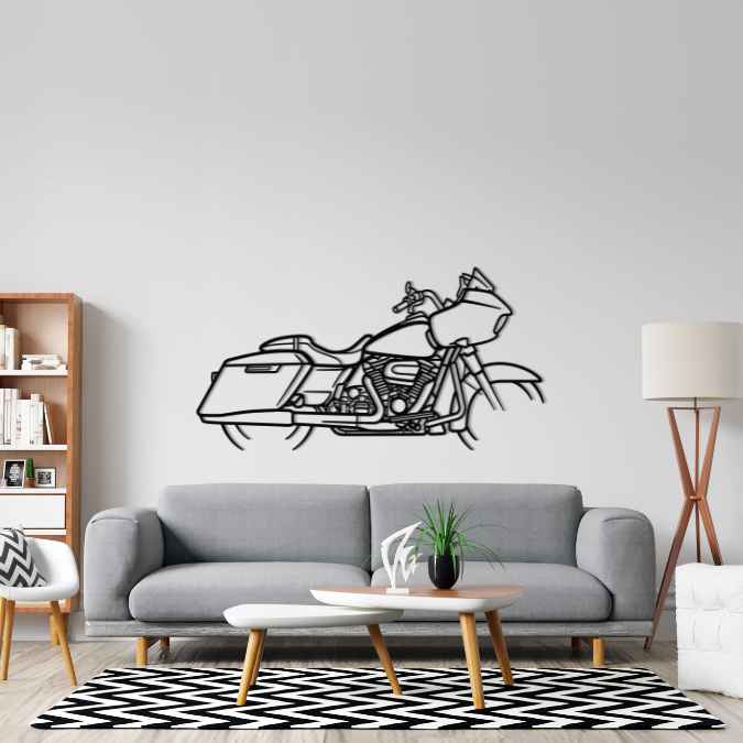 Road Glide Silhouette Metal Wall Art