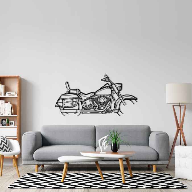 Softail 2004 Silhouette Metal Wall Art