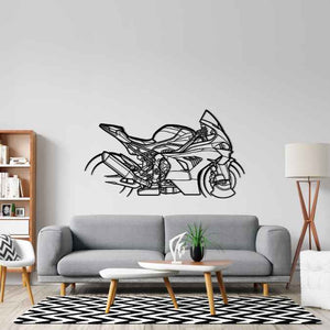 M1000RR 2023 Silhouette Metal Wall Art