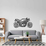 Speed Triple 2007 Silhouette Metal Wall Art