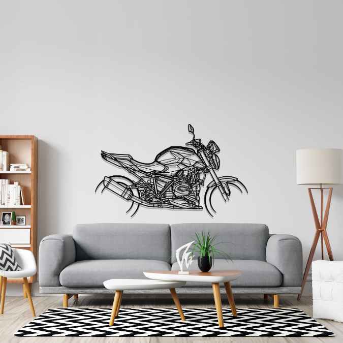 R1200R 2015 Silhouette Metal Wall Art