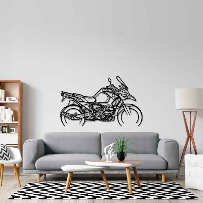 R1250 Silhouette Metal Wall Art