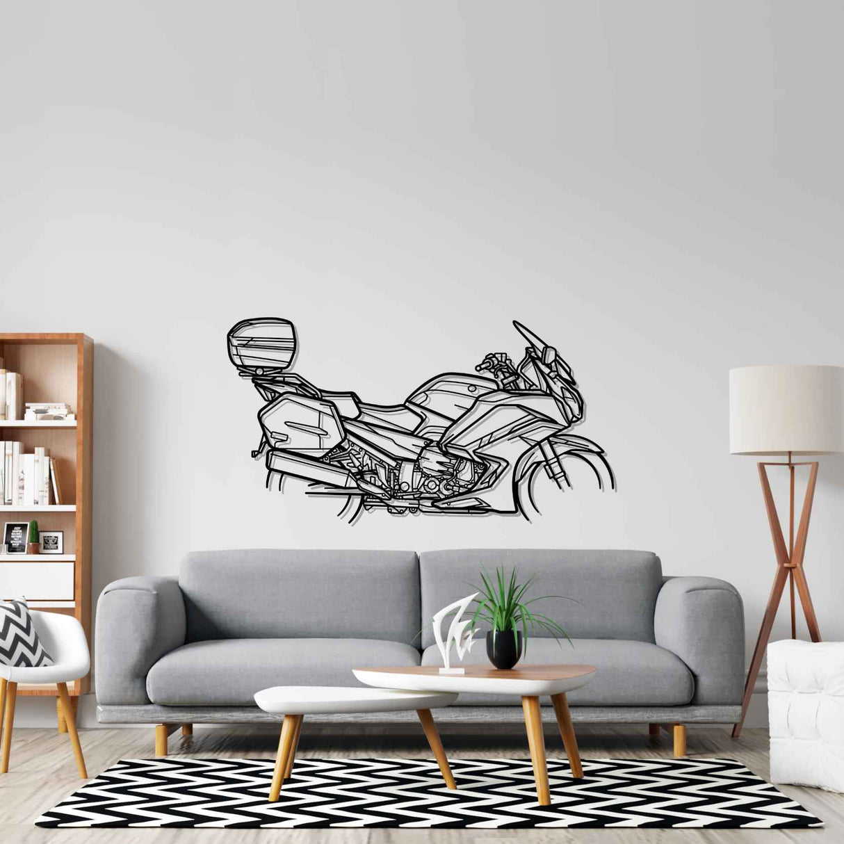 FJR 1300 Silhouette Metal Wall Art