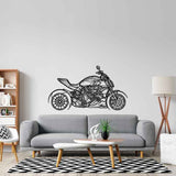 Diavel 1260 Silhouette Metal Wall Art