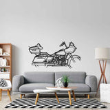 FLTRXST Road Glide ST 2022 Silhouette Metal Wall Art