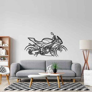 Tuono V4 Silhouette Metal Wall Art