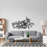 Classic 350 2023 Silhouette Metal Wall Art