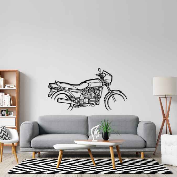 CX650E Silhouette Metal Wall Art