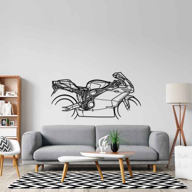 999 2003 Silhouette Metal Wall Art