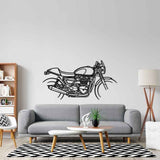 Street Twin 2020 Silhouette Metal Wall Art