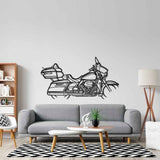 Electra Glide 2017 Silhouette Metal Wall Art