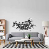 KZ1000R 1982 Silhouette Metal Wall Art