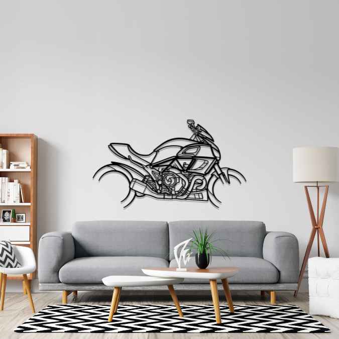 Diavel 2013 Silhouette Metal Wall Art