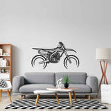 YZF450 2018 Silhouette Metal Wall Art