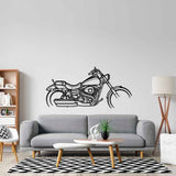 Wide Glide 2015 Silhouette Metal Wall Art