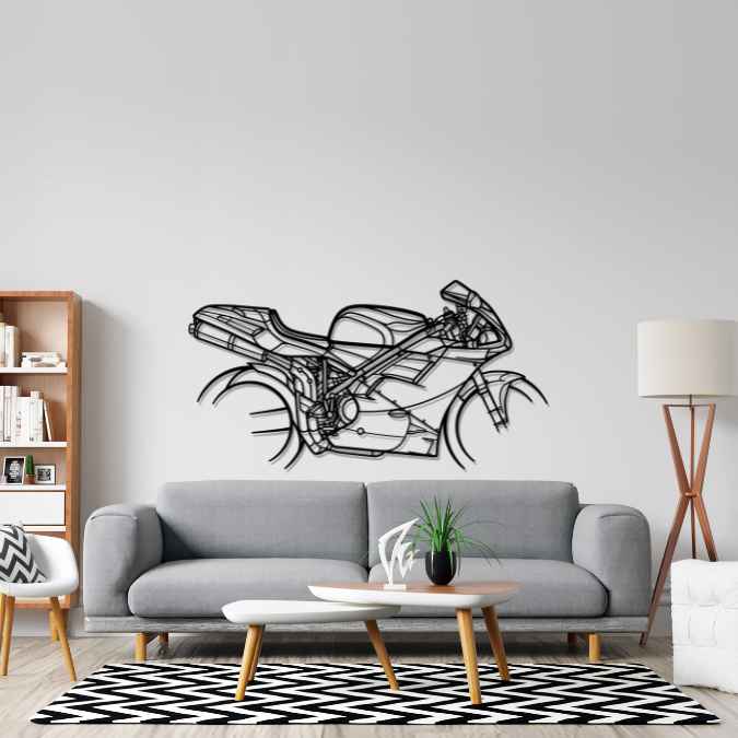 996R RB 2001 Silhouette Metal Wall Art