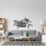 HP2 Enduro 2006 Silhouette Metal Wall Art