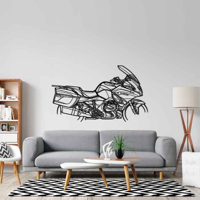 R1250 RT 2023 Silhouette Metal Wall Art