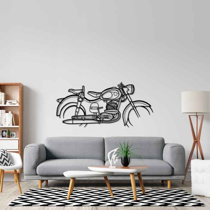 175 1956 Silhouette Metal Wall Art