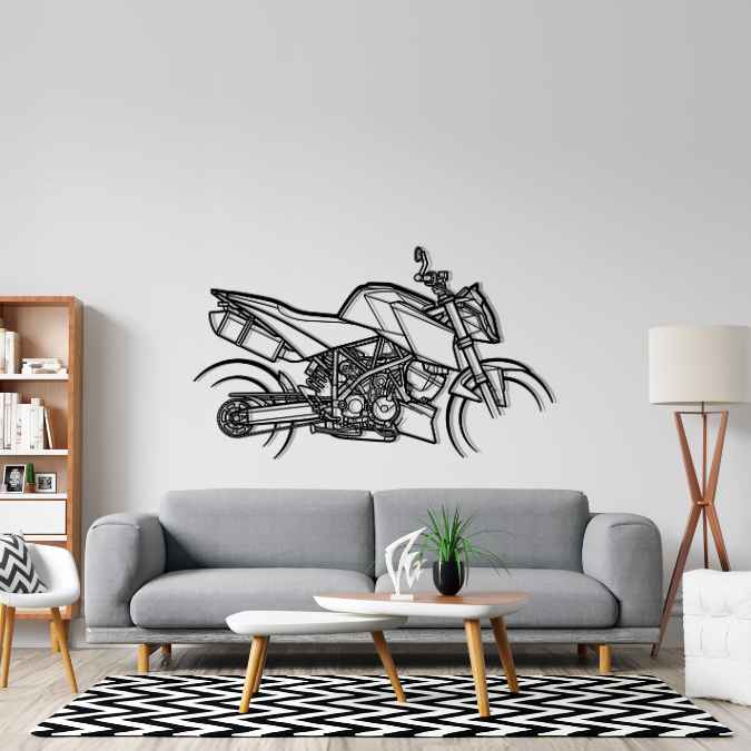 Super Duke 990 2009 Silhouette Metal Wall Art