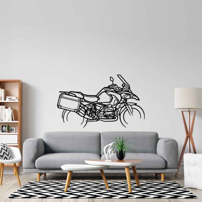 R1200 GS Adventure Silhouette Metal Wall Art