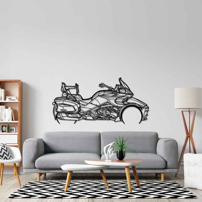 Spyder 2020 Silhouette Metal Wall Art