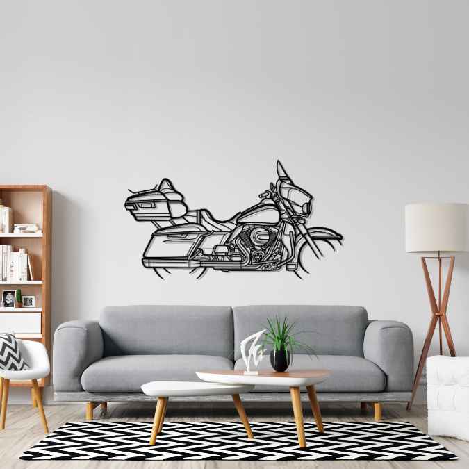 Street Glide Ultra 2014 Silhouette Metal Wall Art