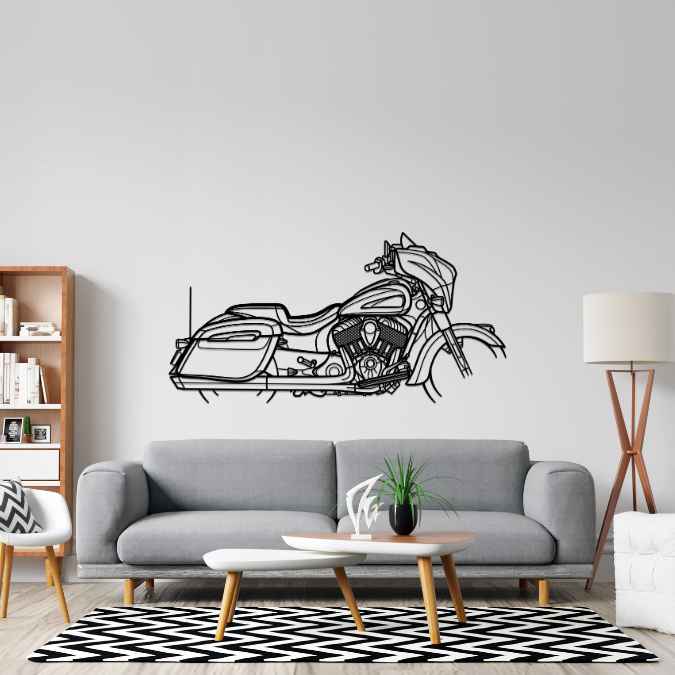 Chieftain Limited 2023 Silhouette Metal Wall Art