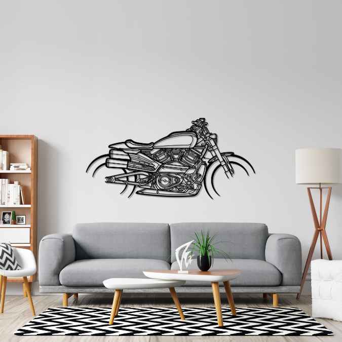 Sportster S 2023 Silhouette Metal Wall Art