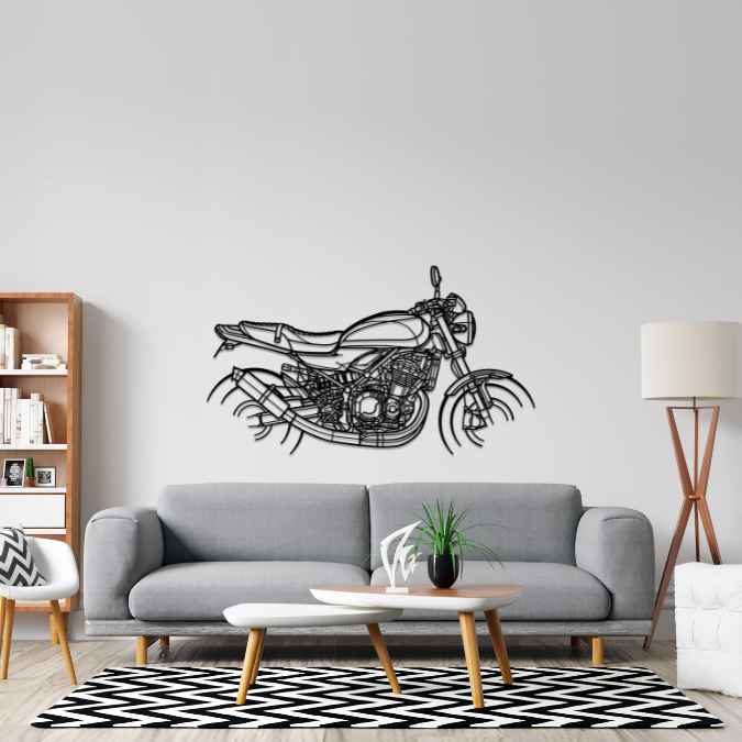 Z900RS 2020 Silhouette Metal Wall Art