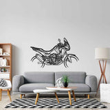 Africa Twin Adventure Sport 2023 Silhouette Metal Wall Art