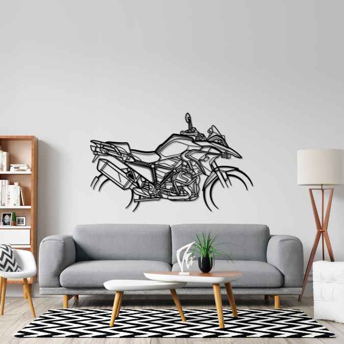 R1250 GS Silhouette Metal Wall Art