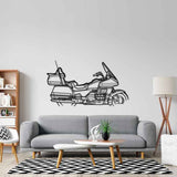 Gold Wing SE 2000 Silhouette Metal Wall Art