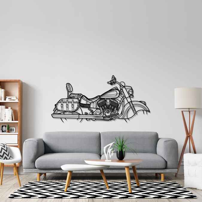 Chief Vintage 2019 Silhouette Metal Wall Art