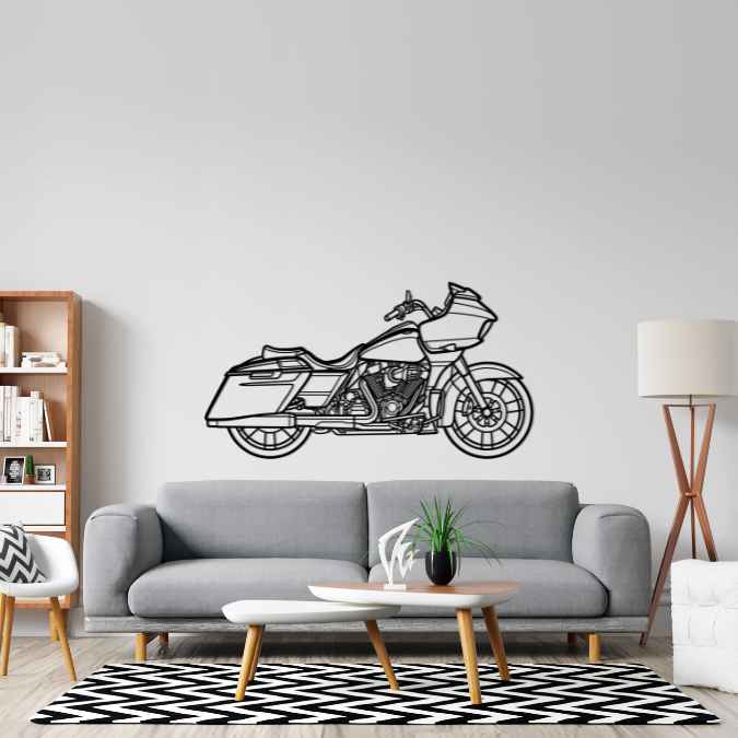 CVO Road Glide 2020 Silhouette Metal Wall Art