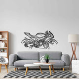 Tuono 2021 Silhouette Metal Wall Art