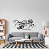 TZR250 RSP 1990 Silhouette Metal Wall Art