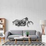 Sportster 1969 Silhouette Metal Wall Art