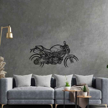 Monster 1100 2009 Silhouette Metal Wall Art