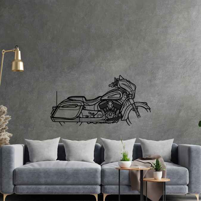 Chieftain Limited 2023 Silhouette Metal Wall Art