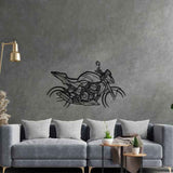 Z750 2008 Silhouette Metal Wall Art