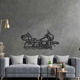 Electra Glide 2017 Silhouette Metal Wall Art